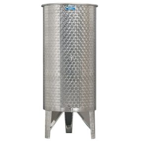 Bortartály inox 380L 2db csappal Zottel