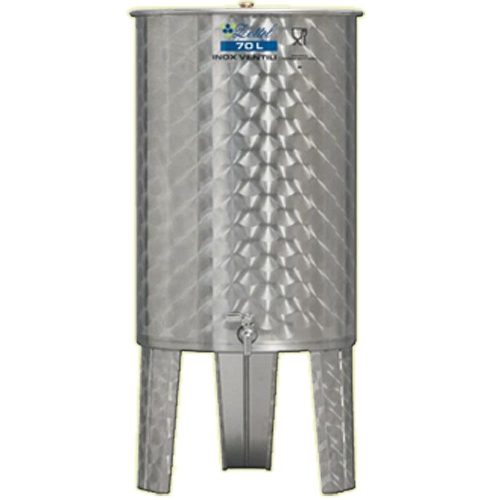 Bortartály inox 70L csappal Zottel