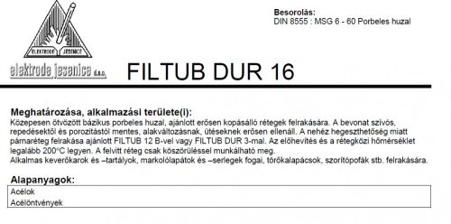 FILTUB DUR 16 1.2 mm