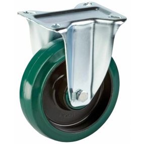 Kerék fix PA inox villás sikló elasztikus 200 42233