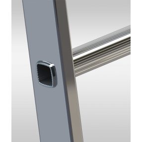 Támasztó alu létra 1x8