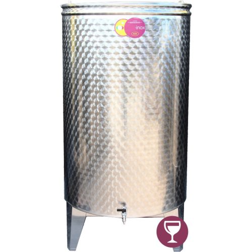 Bortartály Panka inox 1000L 3 csap