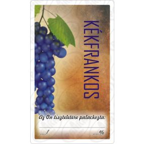 Matrica kékfrankos 50db/csom